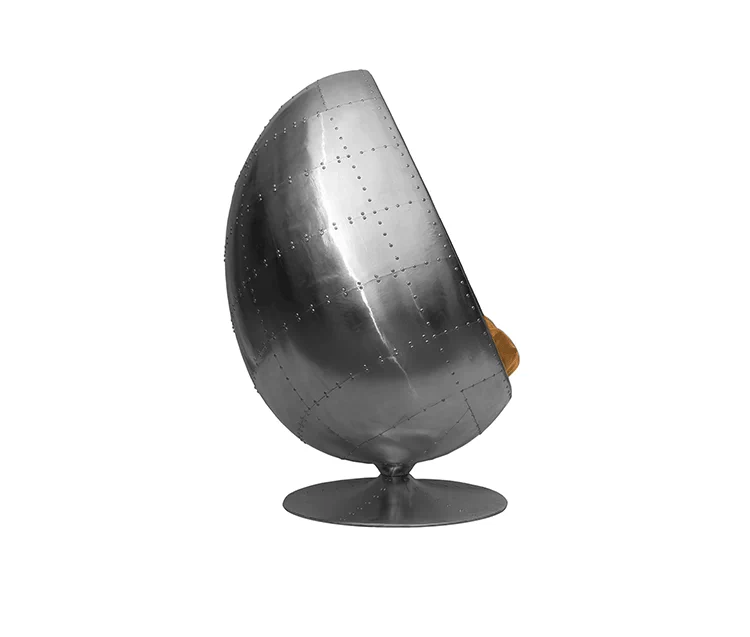 JuLanMake thiết kế nội thất theo phong cách công nghiệp SPITFIRE EGG POD CHAIR ghế nhôm không gian - Đồ nội thất thiết kế ghế văn phòng