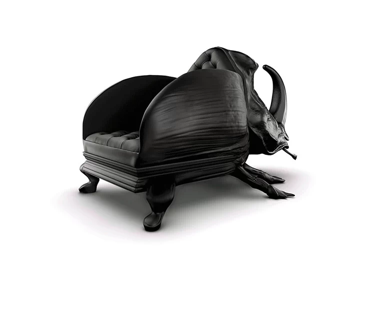 JuLanMake thiết kế ban đầu đồ nội thất BEETLE CHAIR bọ cánh cứng FRP ghế tựa sáng tạo - Đồ nội thất thiết kế ghế ăn