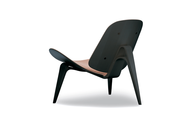 JuLanMake thiết kế nội thất SHELL CHAIR vỏ tam giác cong cong cong gỗ nụ cười ghế máy bay - Đồ nội thất thiết kế ghế sofa giường