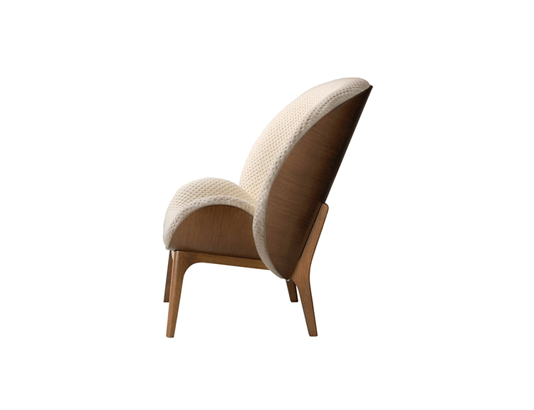Kluang thiết kế sáng tạo đồ nội thất ôm ghế bành ôm ghế bành vải ngắn ghế sofa gỗ