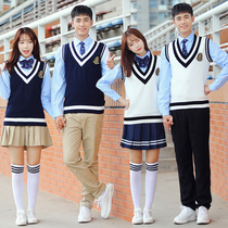 Big Chorus Act Out Sweater Vests Vest School Suit Academy Wind Middle School Games Opening Fall Class