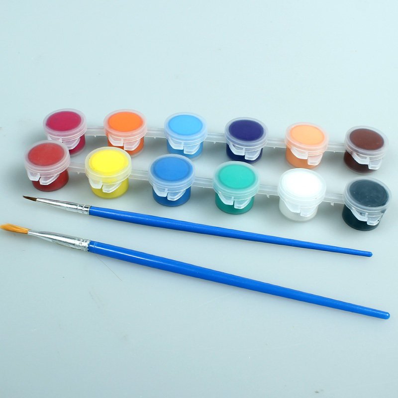 Baby painting paint baby 12 color acrylic paint children's paint set painting paint paint painting graffiti