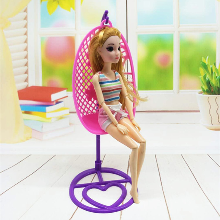 Barbie sáu điểm phụ kiện búp bê đồ nội thất nhà swing giỏ rocking ghế ngẫu nhiên phù hợp với búp bê handmade búp bê hàn quốc