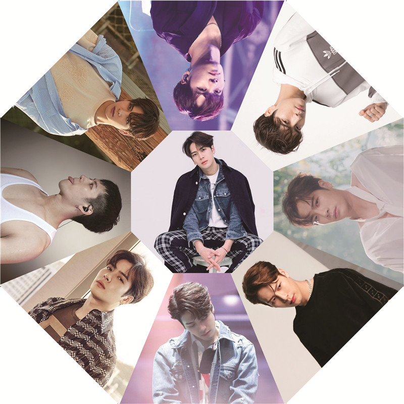 Wang Jiar Baro Dual Umbrella Tikying Star Personality Sun Customized Support Automatic Parachute