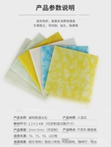 Factory self-light transmission stone man made light transmission plate acrylic snowflake imitation cloud stone plate resin plate artificial jade