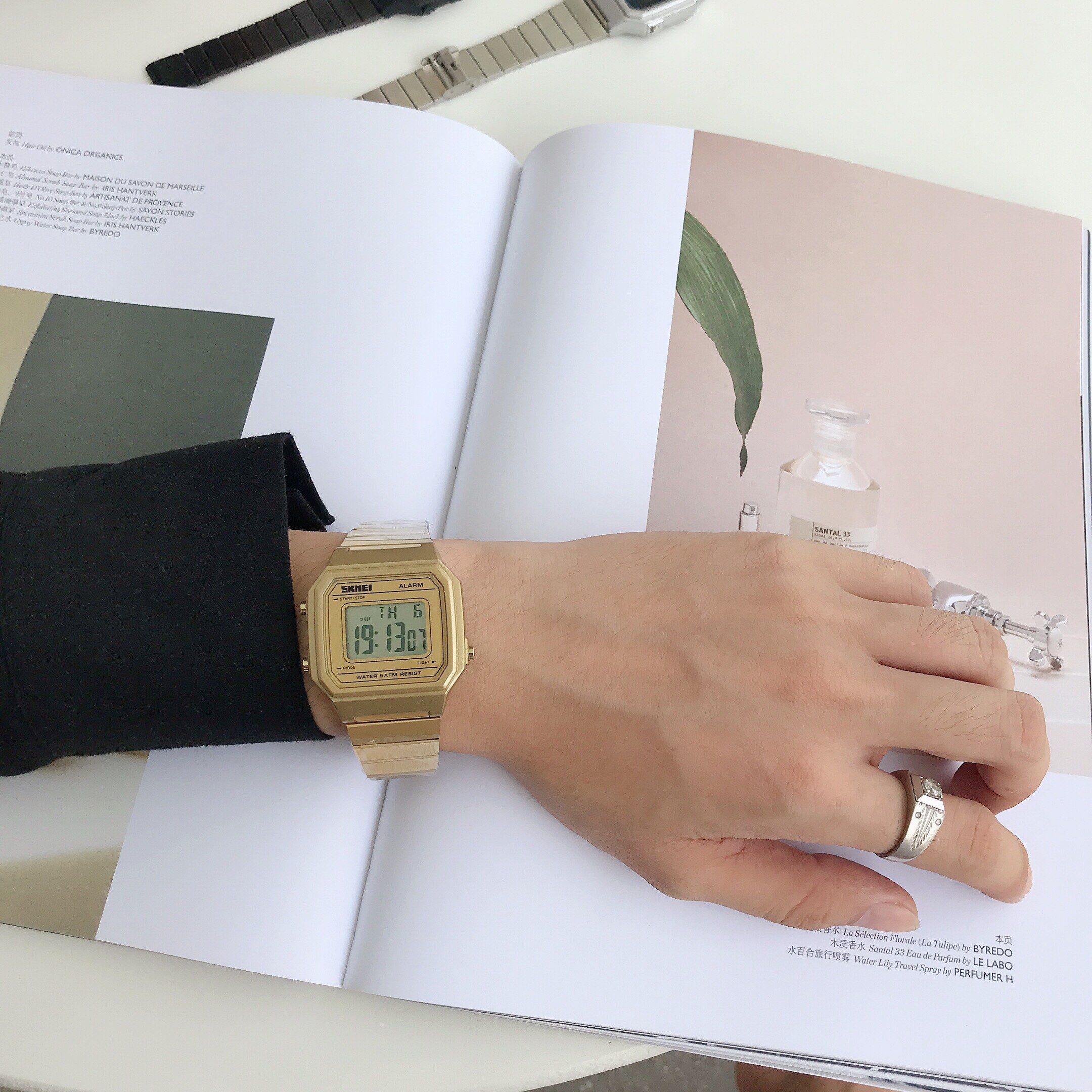 Digital Quartz Watch For Students Harajuku Style Rectangular_voghion.com