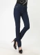 Phụ nữ trung niên kéo dài eo cao Người trung niên chân cộng với phân bón Quần mẹ XL Quần jeans nữ giản dị