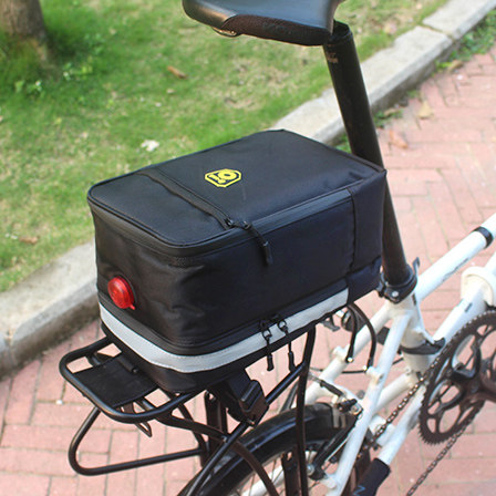 Private backseat bag for generation driving electric car Enlarged Folding Electric Car Bike Seat Rear Tail Pack Riding Waterproof Humpbag