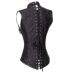 Gothic Knight Court Steel Bone Jacket Vest Body Body Corrective Mặc phụ nữ Mặc áo gió Punk Punk