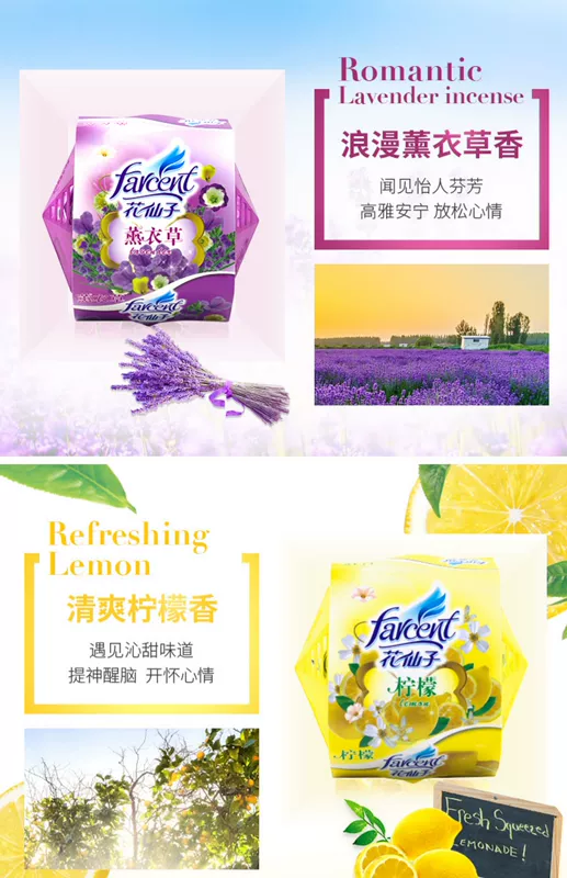 Hoa Fairy Air Freshener Khử mùi trong nhà Phòng tắm khử mùi Solid Air Frag Frag 2 Hộp - Trang chủ