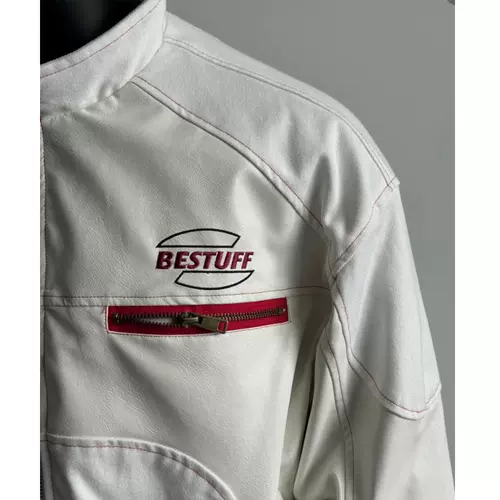 Полиуретановая куртка, гоночный автомобиль, в американском стиле