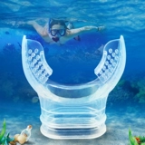 Силиконовая дыхательная универсальная трубочка, насадка, прорезыватель для снорклинга, прозрачное силиконовое снаряжение, дайвинг