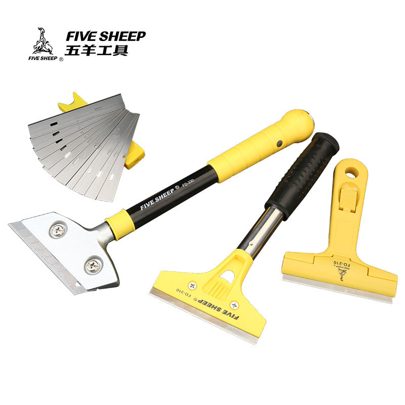 Five Sheep Ground Shoveling Dirt Knife Cleaning pan with kitchen floor tile scraper Clean Scraping Blade Shoveling Knife Shovel Glass Tile Knife