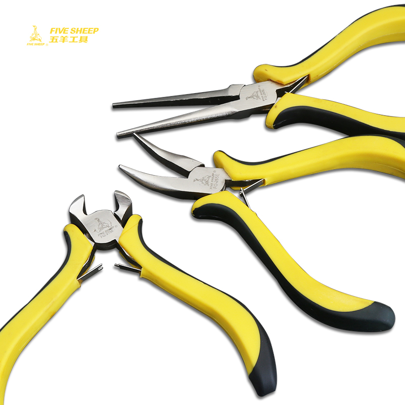 Five sheep flat mouth flat mouth without teeth pliers sharp mouth pliers flat mouth without teeth pliers flat mouth pliers 5 inch industrial grade bending mouth pliers