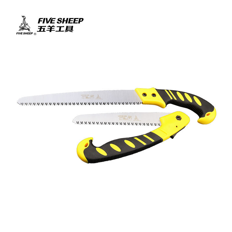 Five sheep handmade saw tree hand saw hand saw handsaw garden saw high speed web logging saw small knife folding mini-cut saw