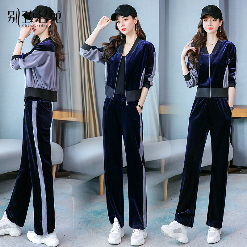 2022 - Fall - Winter New Fashion Sports Casual Women Fashion Female Fashion Fashion and Leisure Female Fashion Fashion Two Pie Set Set in Spring and Autumn