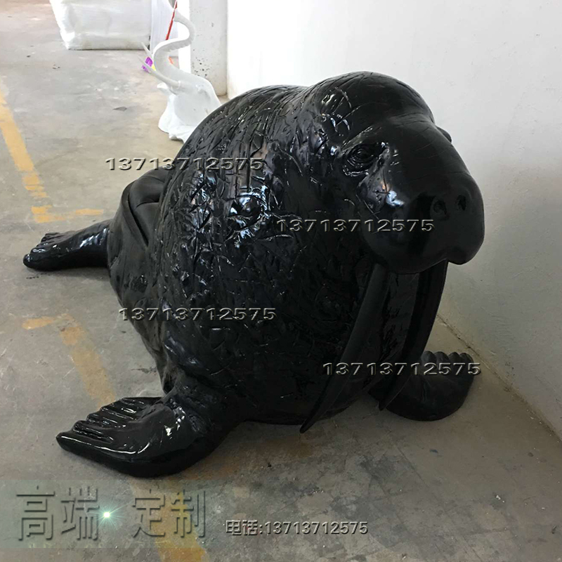 Glass Fiber Overbearing Animal Chair Sea Lion Casual Chair High-end Villa book room leaning back chair Chair Beauty Clubhouse