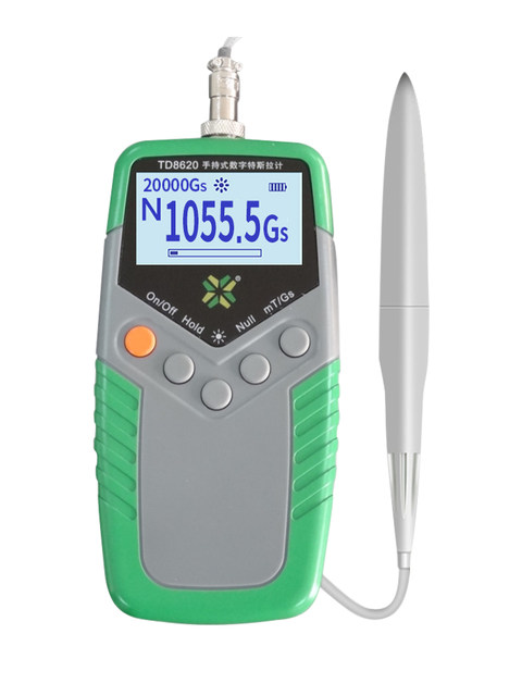 Tianheng 0.1GS digital Gauss meter Tesla meter permanent magnet magnetic field tester remanent magnet instrument TD8620