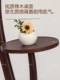 Medieval-Style Retro Solid Wood Living Room Floor Lamp Next to the Sofa, High-End Designer Pleated Shelf Floor Lamp