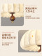 Song Dynasty Aesthetic Fabric Pattern Ceiling Lamp Entrance Hall Lamp Corridor Aisle Lamp French Retro Medieval Balcony Lamp