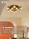 French Mid-Century Style Ceiling Lamp Crystal Ball Art Creative Designer High-End Living Room Bedroom Room Ceiling Lamp