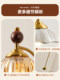 French Mid-Century Style Wall Lamp American Retro Living Room Corridor Aisle Solid Wood Glass Wall Lamp Eye Protection Bedroom Bedside Lamp