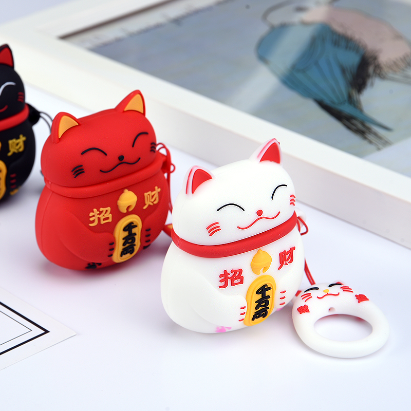 AirPods Protective Sleeves Cartoon cat airpods2 Generation cute girl Apple Wireless Bluetooth headphone shell