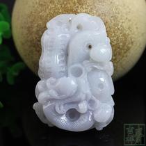  Natural jade a goods jade pendant dragon pendant necklace pendant mens big money business is booming jade pendant send certificate