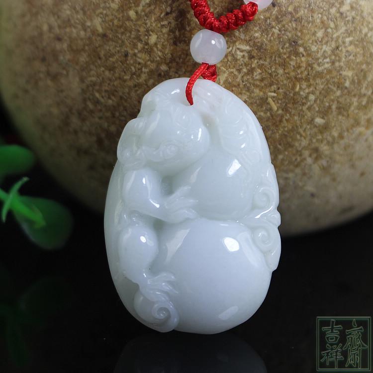 Natural Myanmar Emerald A goods jade Pendant Pendant Gourd Hanging Pendant Pendant Male And Female Money Pendant Certificate