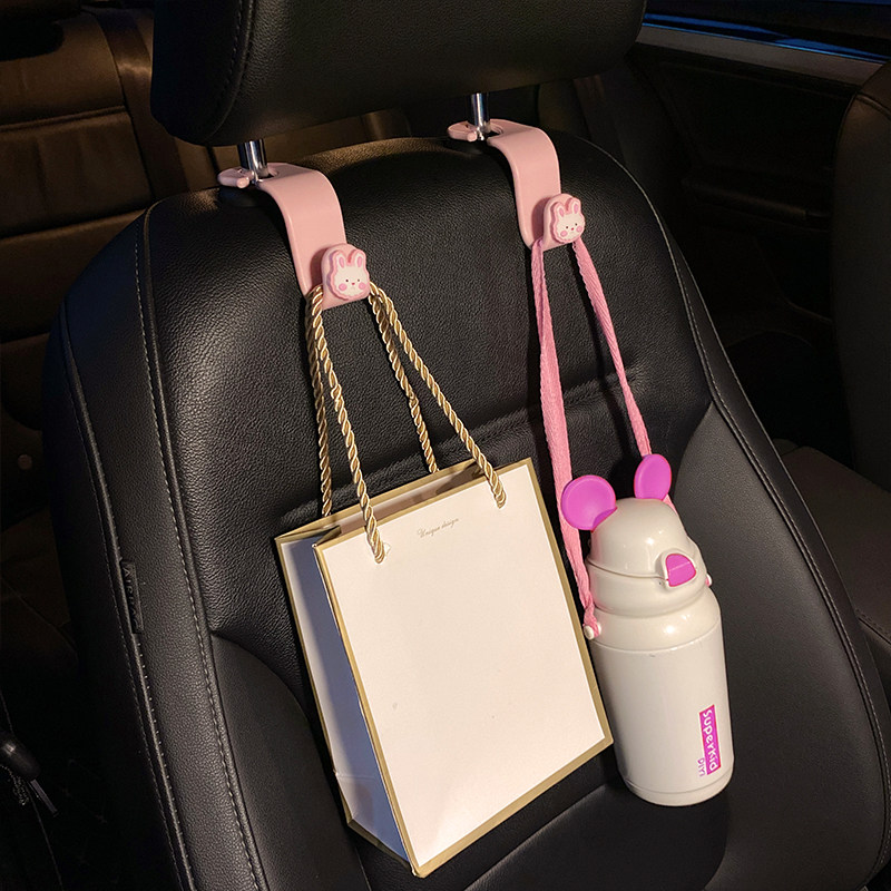 Car hook car interior seat rear multi-functional invisible storage small hanging hook card open to the car to store interior supplies