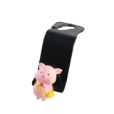 Автомобильный крючок милая сеть красная свиная автомобильная сиденье заднее ряд много -функциональный хранение и хранение, подвесные автомобильные крючки, женщины в машине