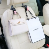 Автомобильный крючок милая сеть красная свиная автомобильная сиденье заднее ряд много -функциональный хранение и хранение, подвесные автомобильные крючки, женщины в машине