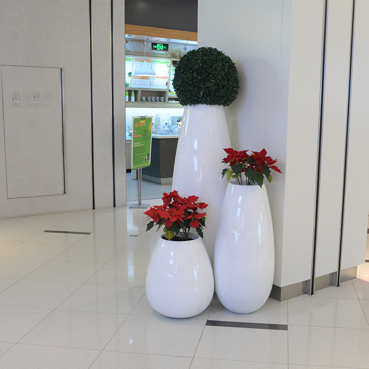 Creative Mall Fiberglass Florator Flower Cylinders Fashion Vases Beauty Chen Pendulum Pieces Personality of Anomalous Flower Bowl decorations