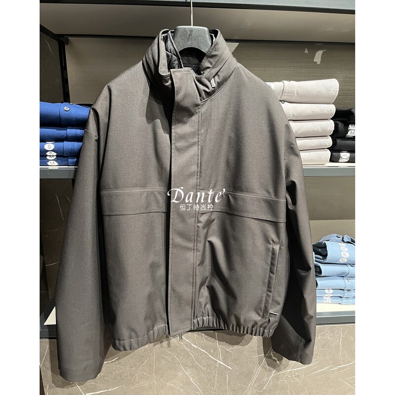 Purchased in Italy, Emporio Armani Men's Detachable Liner Jacket, Windproof Autumn and Winter Coat