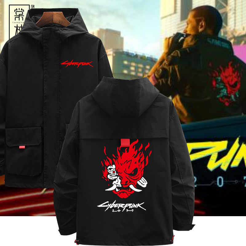Functional Workwear Jacket Cyberpunk 2077 Game Merchandise Clothing for Men and Women, Student Jacket, Casual Top, Trendy