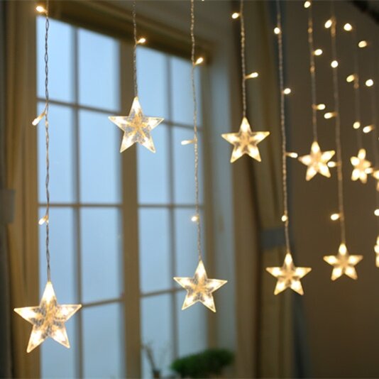 LED Star LightLightWedding Romantic Engineering Festival Star Lights Decorated atmosphere lights confessed background