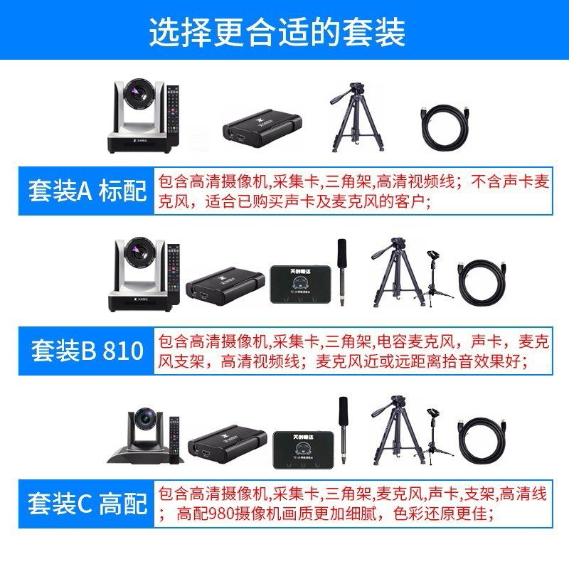 Sky Tron Tsuneda Live Equipment Full Set Online Class-class Live Camera Computer HD Beauty Beauty Clothing