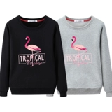 Тонкая хлопковая толстовка, демисезонный утепленный лонгслив для школьников, в корейском стиле, оверсайз, большой размер