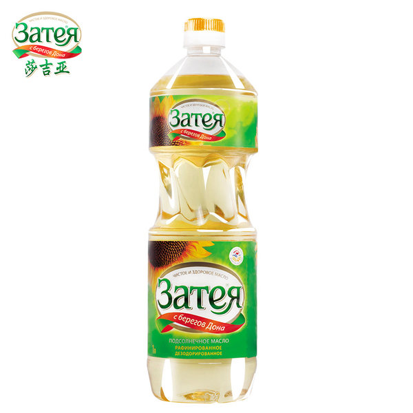 俄罗斯进口 莎吉亚 100%葵花籽油 1L 天猫优惠券折后￥15包邮（￥35-20）