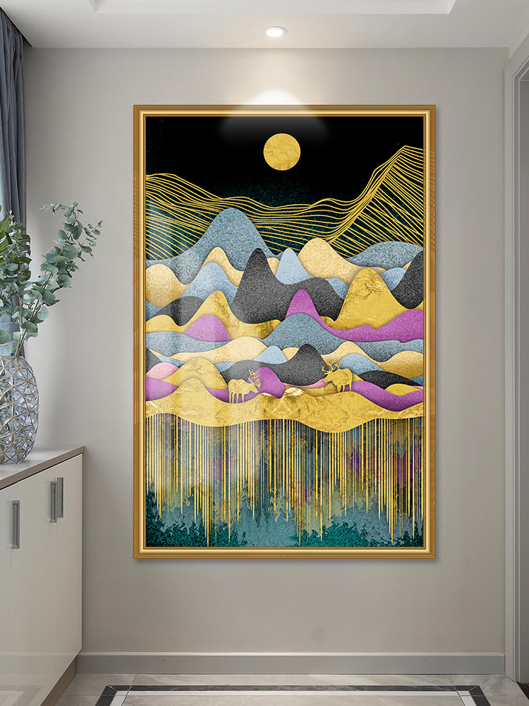 Light Extravaganza Living-room Decoration Painting Soft Frame Wall Sticker in the family Xuanguan Decorative Painting Bedroom Stickler wall sticker Decorative Sticker