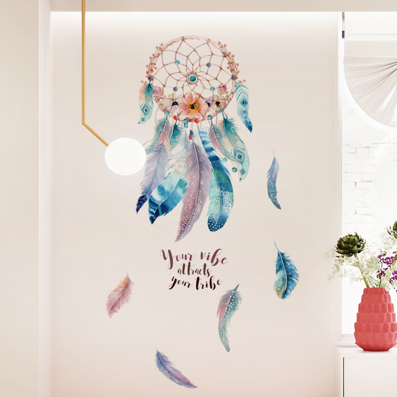 Dream Mesh Wallpaper Bedroom Cozy Romantic Decorative Wall Paper Stickler Self-Stick Living Room Room Wall Sticker Wall Stickler