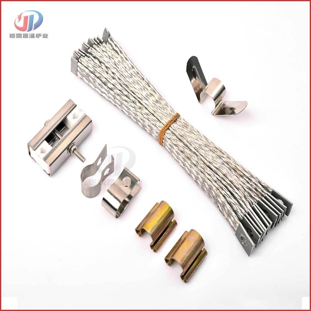 Factory 45 clip double woven aluminum tape braid custom new torch Silicon molybdenum aluminum wire aluminum foil belt clip