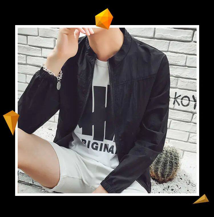 Одежда модная солнца защиты ection breathable cool thin windbreaker jackets big size b10