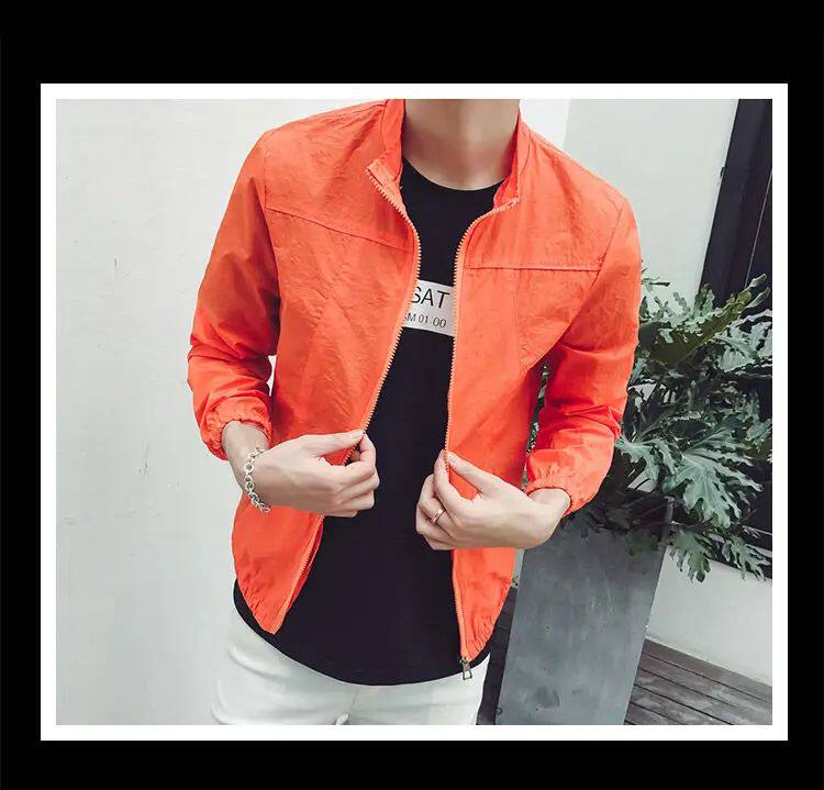 Одежда модная солнца защиты ection breathable cool thin windbreaker jackets big size b10