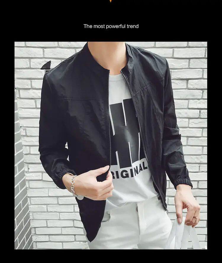 Одежда модная солнца защиты ection breathable cool thin windbreaker jackets big size b10