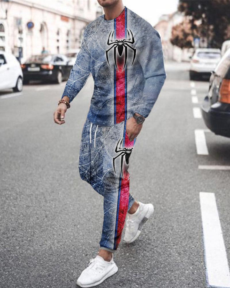 Мода Set ng sleeve suit men's sportswear sportswear long sleeve men's OTHER