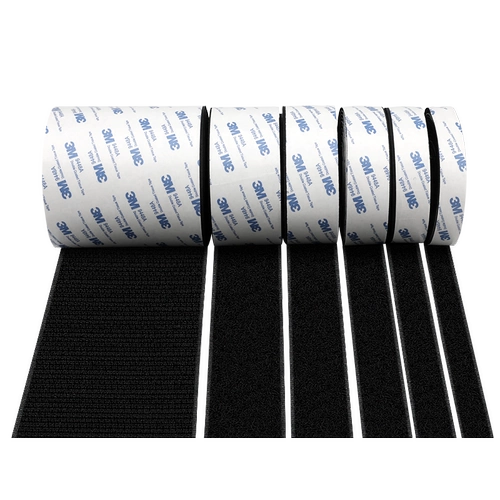 3M Мощная клейкая самоклеющаяся высокая ткань на липучке, коврик, двусторонний скотч, фиксаторы в комплекте