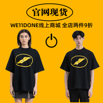 (Official website spot) we11done 21SS spring and summer new golden logo short-sleeved stars and dots half-sleeved T-shirt