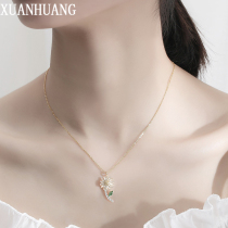 Little Daisy Necklace Female Sterling Silver Fresh Sunflower Chrysanthemum choker s925 Pendant Valentines Day Gift for Girlfriend