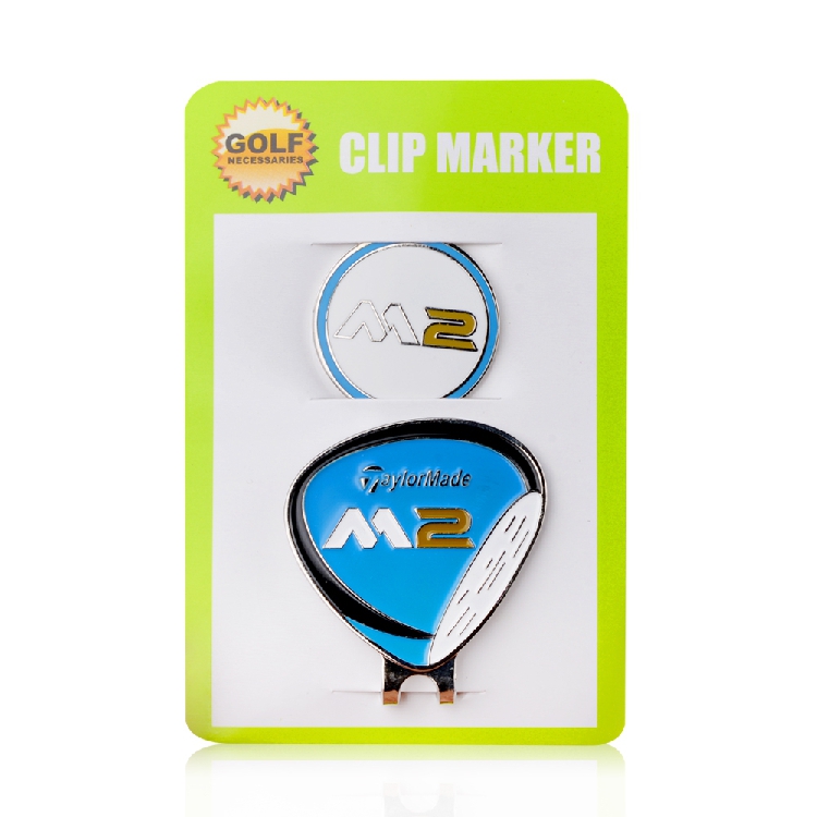 Golf mark mark hat clip TaylorM4golf ball cap clip green green ball mark tròn 	mua bộ đánh golf